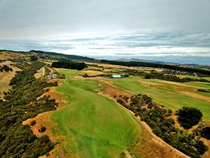 Cape Kidnappers 18th Aerial Fairway
